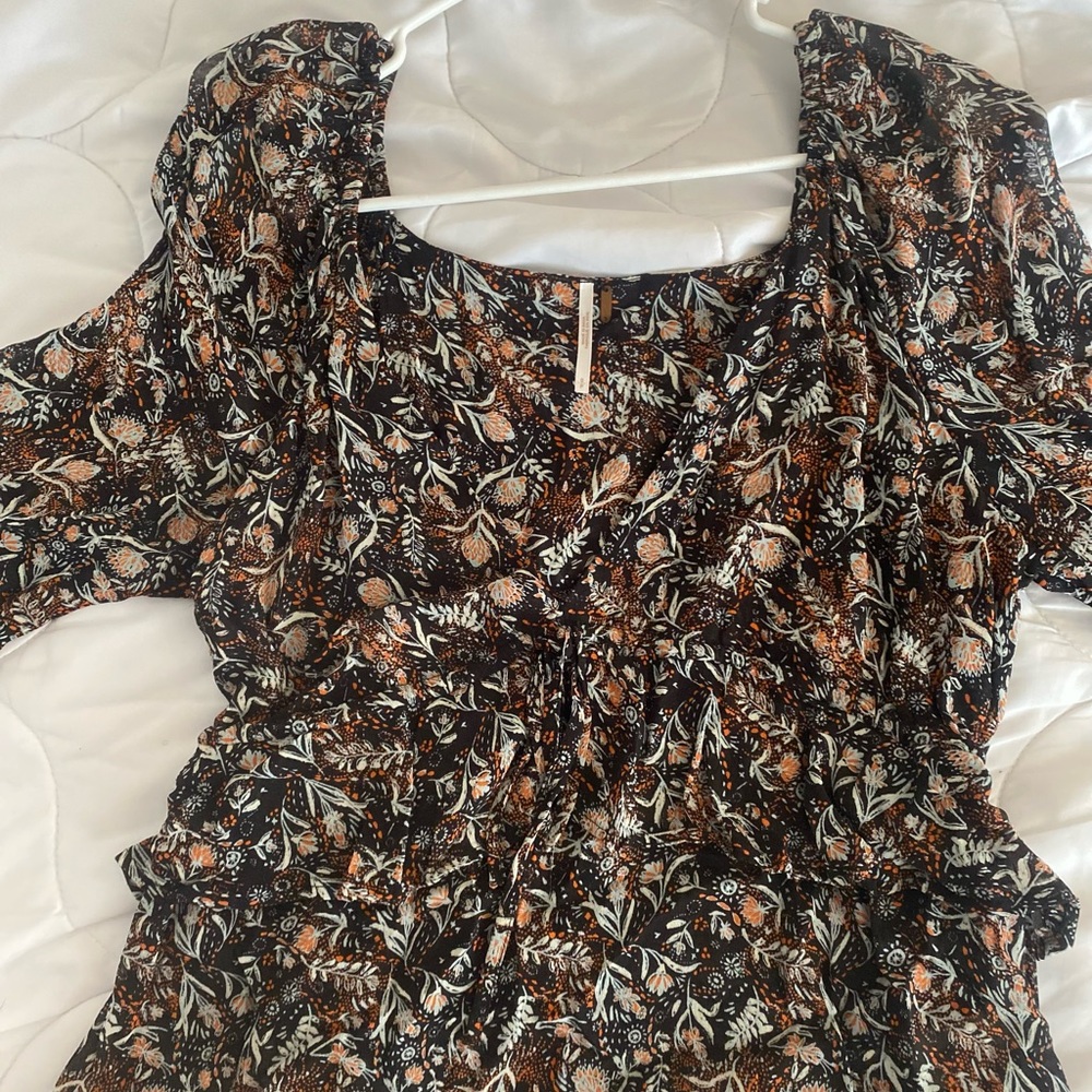 Free people bell sleeve blouse